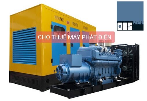 Cho thuê máy phát điện công nghiệp.
